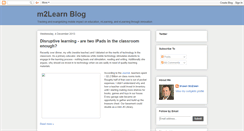 Desktop Screenshot of m2learn.blogspot.com