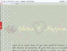 Tablet Screenshot of kitchen4happiness.blogspot.com