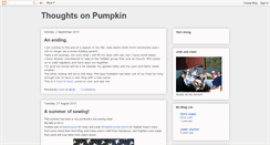 Desktop Screenshot of lynn-thoughtsonpumpkin.blogspot.com