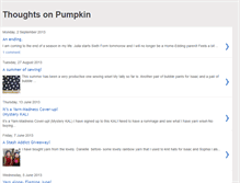 Tablet Screenshot of lynn-thoughtsonpumpkin.blogspot.com