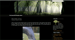 Desktop Screenshot of feeling-yourself-through-nature.blogspot.com