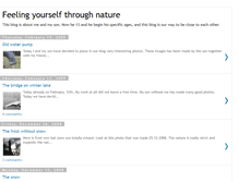 Tablet Screenshot of feeling-yourself-through-nature.blogspot.com