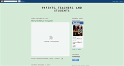 Desktop Screenshot of parentsteachersstudents.blogspot.com