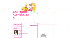 Desktop Screenshot of cantinhoalfabetizar.blogspot.com