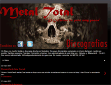 Tablet Screenshot of metal-total666.blogspot.com