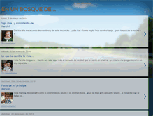 Tablet Screenshot of enunbosquede.blogspot.com