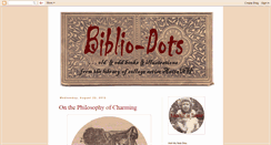 Desktop Screenshot of bibliodots.blogspot.com