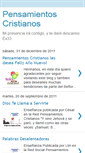Mobile Screenshot of blogpensamientoscristianos.blogspot.com