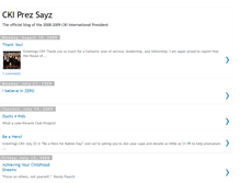 Tablet Screenshot of ckiprezsayz.blogspot.com