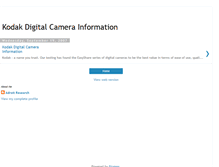 Tablet Screenshot of kodakdigitalcamerainfo.blogspot.com