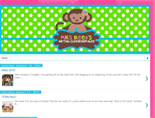 Tablet Screenshot of mrsreedsvirtualclassroom.blogspot.com