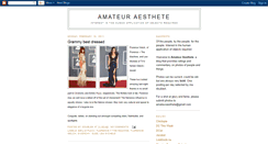 Desktop Screenshot of amateuraesthete.blogspot.com