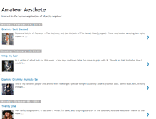Tablet Screenshot of amateuraesthete.blogspot.com