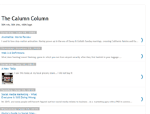 Tablet Screenshot of calumncolumn.blogspot.com