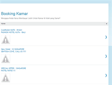 Tablet Screenshot of bookingkamarhotel.blogspot.com