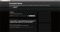 Desktop Screenshot of freestyle-news.blogspot.com