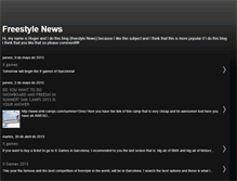 Tablet Screenshot of freestyle-news.blogspot.com