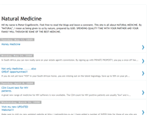 Tablet Screenshot of natmedicine.blogspot.com