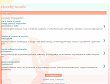 Tablet Screenshot of chorobytrzustki.blogspot.com