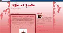 Desktop Screenshot of chiffonandsparkles.blogspot.com