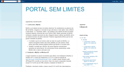 Desktop Screenshot of portalsemlimites01.blogspot.com