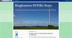 Desktop Screenshot of binghamtonnypirg.blogspot.com