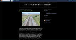 Desktop Screenshot of biketouristdestinations.blogspot.com