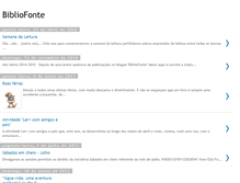 Tablet Screenshot of bibliofontesanta.blogspot.com