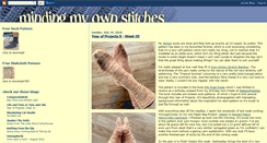 Desktop Screenshot of mindingmyownstitches.blogspot.com
