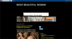 Desktop Screenshot of mostbeautiful-girls.blogspot.com