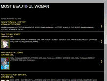 Tablet Screenshot of mostbeautiful-girls.blogspot.com