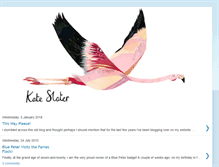 Tablet Screenshot of kateslaterillustration.blogspot.com