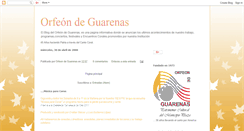 Desktop Screenshot of orfeonguarenas.blogspot.com