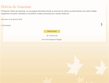 Tablet Screenshot of orfeonguarenas.blogspot.com