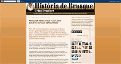 Desktop Screenshot of historiadebrusque.blogspot.com