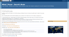 Desktop Screenshot of darrelsbrain.blogspot.com