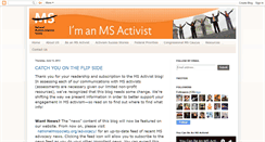 Desktop Screenshot of msactivist.blogspot.com