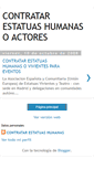 Mobile Screenshot of contratarestatuasvivientesteatro.blogspot.com