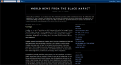 Desktop Screenshot of newsfromtheblackmarket.blogspot.com