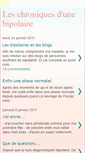 Mobile Screenshot of leschroniquesdunebipolaire.blogspot.com