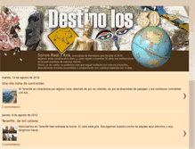 Tablet Screenshot of destinolos30.blogspot.com