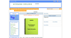 Desktop Screenshot of gudangonline.blogspot.com