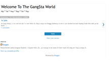 Tablet Screenshot of gangstarap.blogspot.com