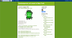 Desktop Screenshot of contemporaryarteventnewyork.blogspot.com