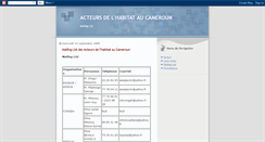 Desktop Screenshot of mailinglistdesacteursdelhabitat.blogspot.com