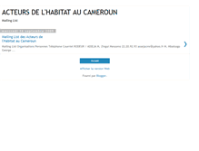 Tablet Screenshot of mailinglistdesacteursdelhabitat.blogspot.com