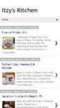 Mobile Screenshot of itzyskitchen.blogspot.com
