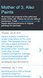 Mobile Screenshot of motherof3alsopaints.blogspot.com