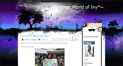 Desktop Screenshot of ivyrocktheworld.blogspot.com