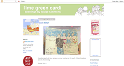 Desktop Screenshot of limegreencardi.blogspot.com